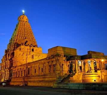 Thanjavur,,India,-february,5,2015:,Brihadeeswara,Temple,Was,Constructed,Between