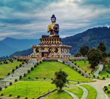 Buddha statue in Sikkim