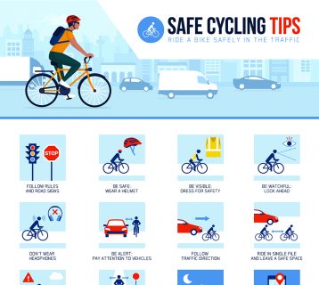 Safe cycling tips for riding safely in the city street