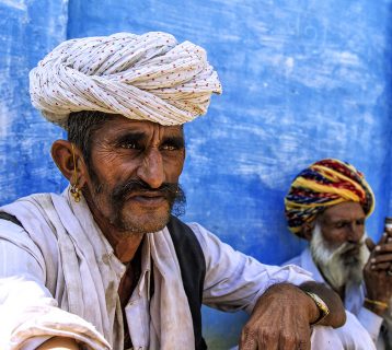 Local men of village of Rajasthan
