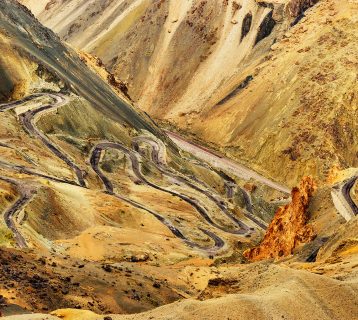 Aerial,View,Of,Zigzag,Road,-,Famously,Known,As,Jilabi