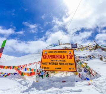 Khardung,La,Top,Pass,Highest,Motorable,Road,In,The,World,