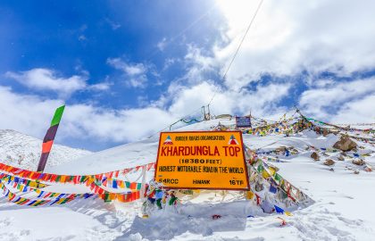 Khardung,La,Top,Pass,Highest,Motorable,Road,In,The,World,