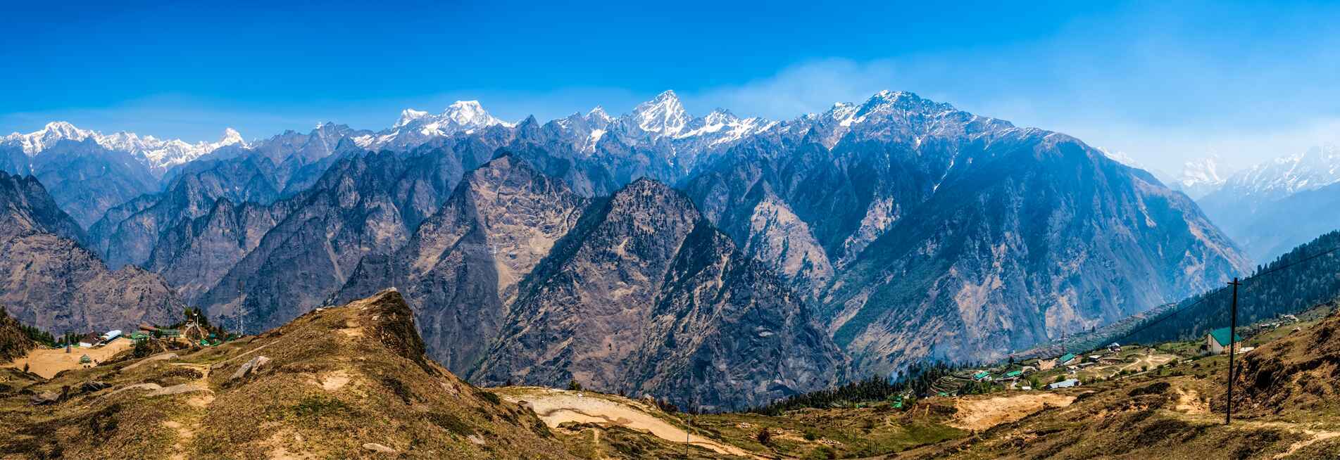 View of Himalayas from Uttaranchal