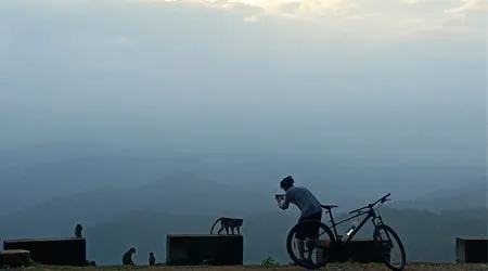 Cycling in Munnar Cycling in Munnar
