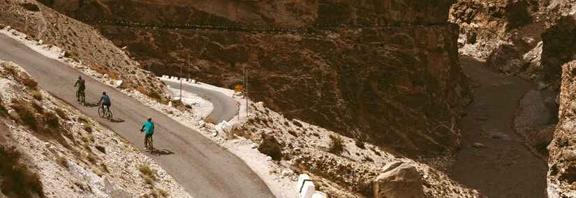 Cycling in Spiti Valley